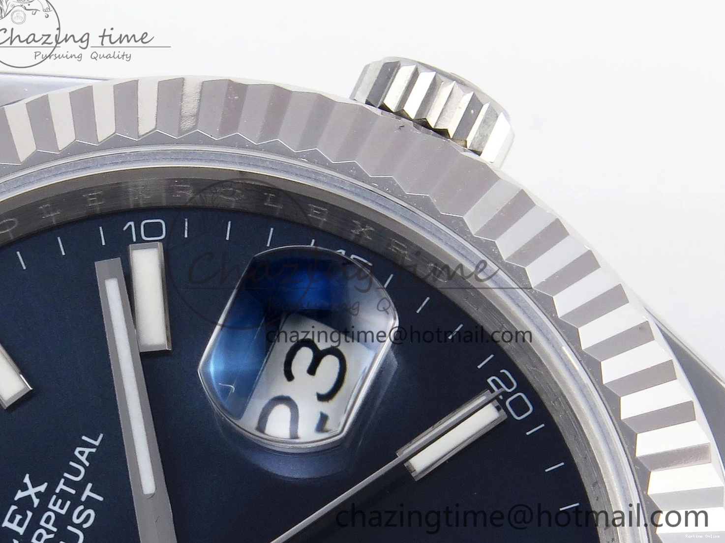 0121 DateJust 41mm 126334 904 SS ARF 1:1 Best Edition Blue Dial Sticks Markers on Jubilee Bracelet SH Unique 1864